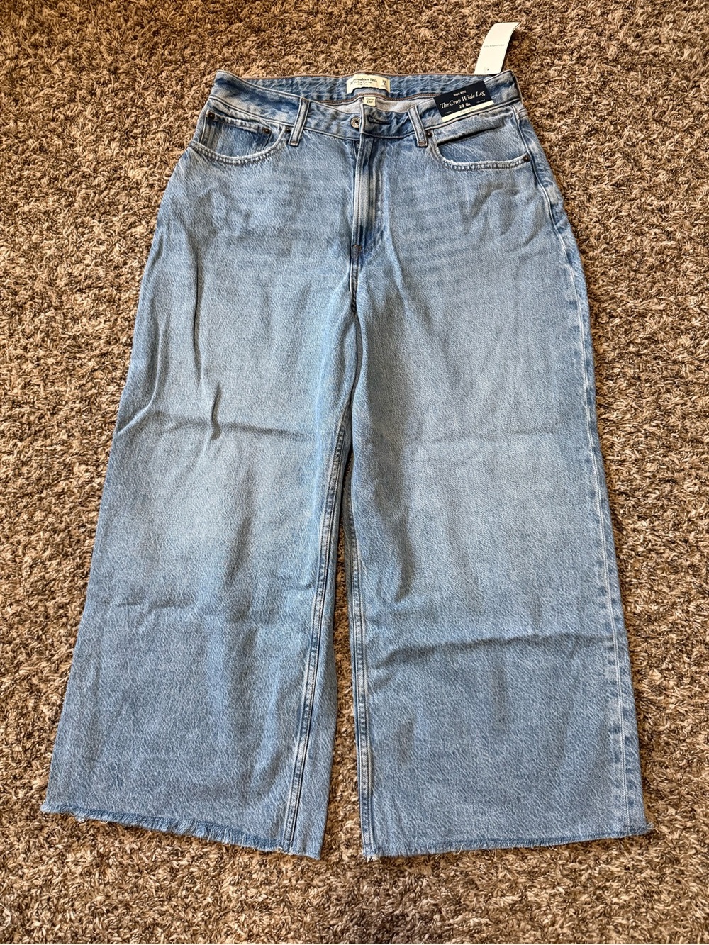 Abercrombie Wide Leg Light Blue Women’s Jeans